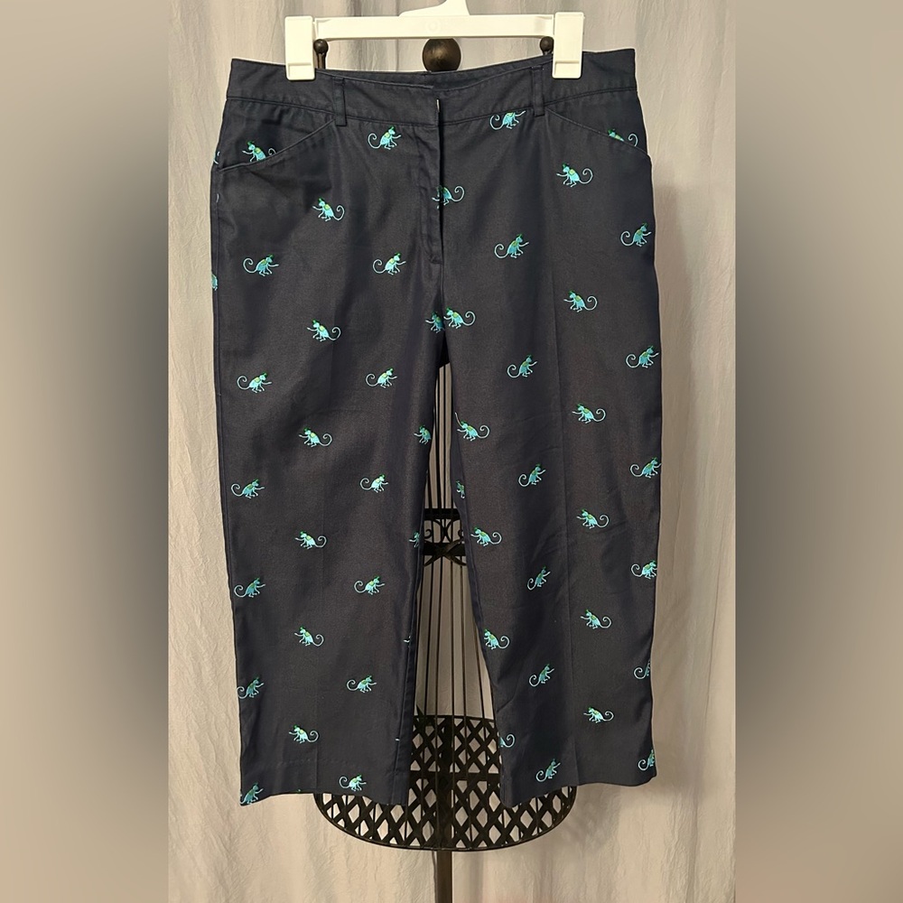 Lilly Pulitzer Pants with Aqua Monkey